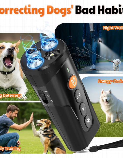 Load image into Gallery viewer, Ultrasonic anti Barking Device, Handheld Dog Bark Deterrent Device Stops Bad Behavior, Alternative to Painful Dog Shock Collar
