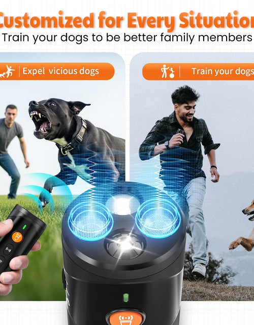 Load image into Gallery viewer, Ultrasonic anti Barking Device, Handheld Dog Bark Deterrent Device Stops Bad Behavior, Alternative to Painful Dog Shock Collar
