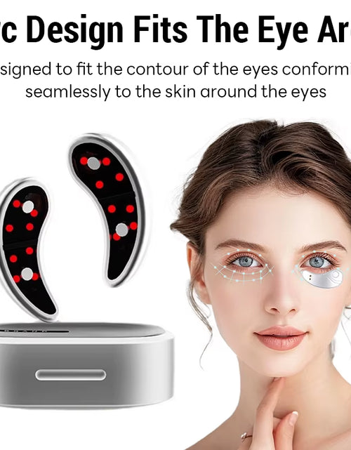 Load image into Gallery viewer, GlowEyes™ Led Red Light Eye Care Therapy EMS Pulse Micro-Current Device Eye Massager to Relieve Fatigue for Treatment under Eye Wrinkle
