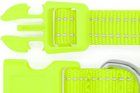 Light up Dog Collars - Adjustable Puppy Collar, Rechargeable LED Dog Collar for Small Dogs, Adjustable Cat Collar, Glowing Dog Lights for Night Walking (Green, XS)