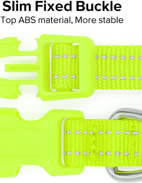 Load image into Gallery viewer, Light up Dog Collars - Adjustable Puppy Collar, Rechargeable LED Dog Collar for Small Dogs, Adjustable Cat Collar, Glowing Dog Lights for Night Walking (Green, XS)
