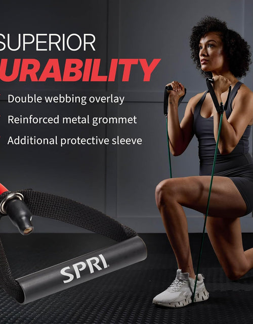 Load image into Gallery viewer, Xertube Resistance Bands with Handles – All Exercise Cords Sold Separately with Home Gym Fitness Door Anchor Attachment Option
