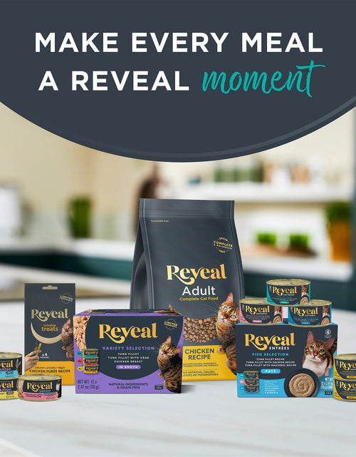 Load image into Gallery viewer, Pet Food Natural Wet Cat Food, Fish &amp; Chicken in Broth Variety Pack, 12 X 2.47Oz Pouches
