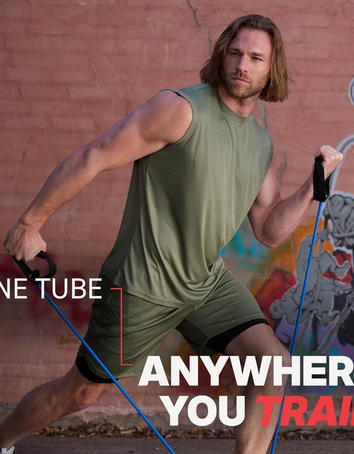 Load image into Gallery viewer, Xertube Resistance Bands with Handles – All Exercise Cords Sold Separately with Home Gym Fitness Door Anchor Attachment Option
