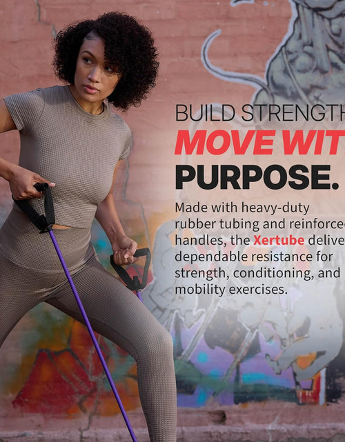 Load image into Gallery viewer, Xertube Resistance Bands with Handles – All Exercise Cords Sold Separately with Home Gym Fitness Door Anchor Attachment Option
