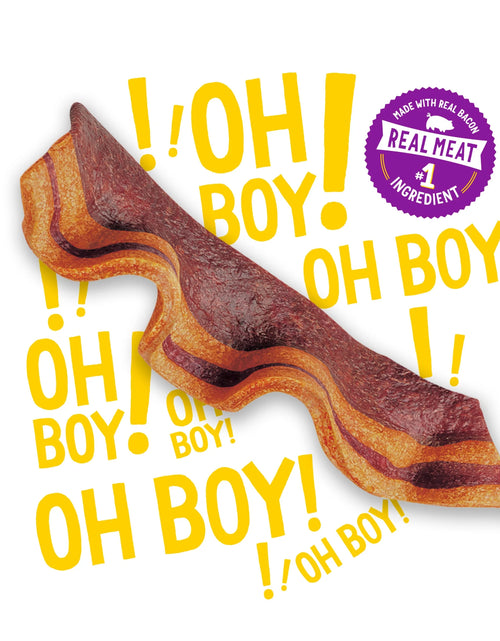 Load image into Gallery viewer, Purina  Strips Dog Treats with Real Bacon &amp; Peanut Butter Flavors Tender Chews, 40 Oz Pouch
