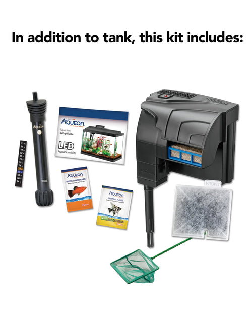 Load image into Gallery viewer, Aquarium Fish Tank Starter Kit with LED Lighting 20 High
