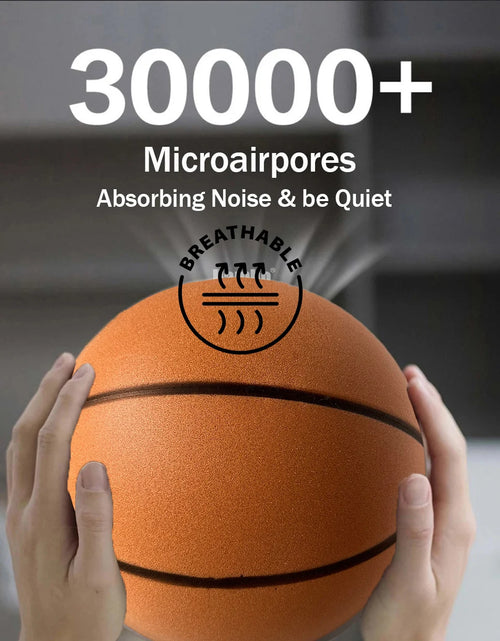 Load image into Gallery viewer, Grooved Silent Basketball 29.5''/27.9''Foam Basketball Indoor Training Silent Ball Dribbling Quietly Bounce Basketball No Noise

