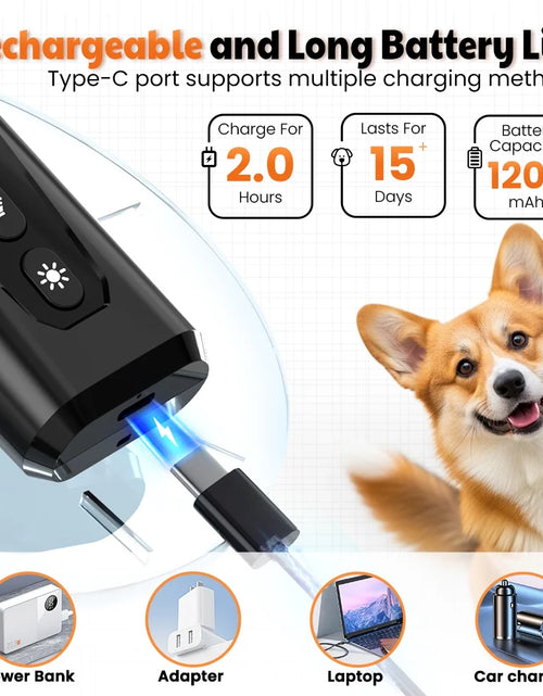 Load image into Gallery viewer, Ultrasonic anti Barking Device, Handheld Dog Bark Deterrent Device Stops Bad Behavior, Alternative to Painful Dog Shock Collar
