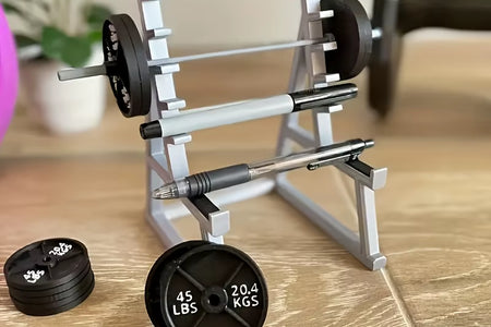 PowerPen Barbell Pen Holder – Lift Your Desk Game with Strength and Style