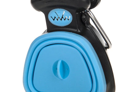 Dog Pet Travel Foldable Pooper Scooper with 1 Roll Decomposable Bags Poop Scoop Clean Pick up Excreta Cleaner