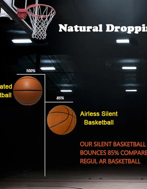 Load image into Gallery viewer, Grooved Silent Basketball 29.5''/27.9''Foam Basketball Indoor Training Silent Ball Dribbling Quietly Bounce Basketball No Noise
