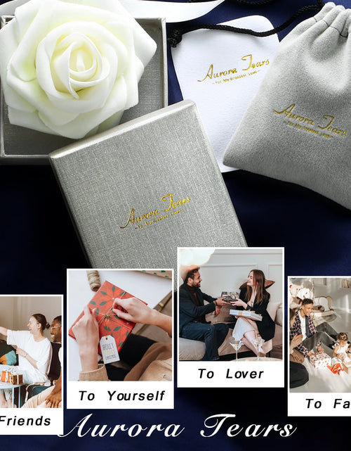 Load image into Gallery viewer, May Birthstone Jewelry Sets for Women, Green Heart Jewelry Set Emerald Necklace Earrings 925 Sterling Silver Fine Jewelry Birthday Mother'S Day Gifts
