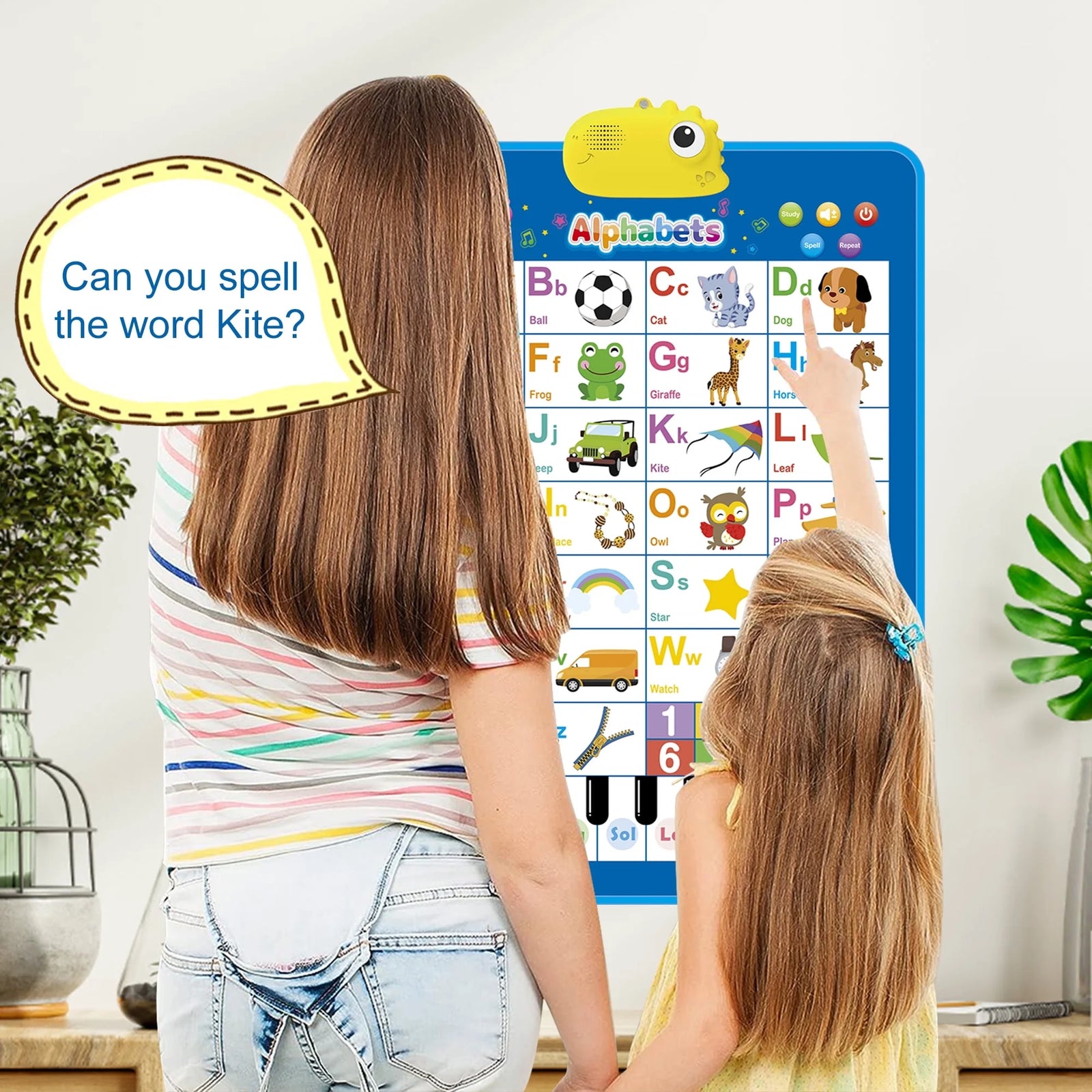 Dinosaur Electronic Learning Chart, Interactive Preschool Toy