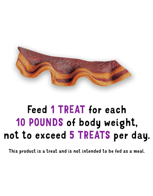 Load image into Gallery viewer, Purina  Strips Dog Treats with Real Bacon &amp; Peanut Butter Flavors Tender Chews, 40 Oz Pouch
