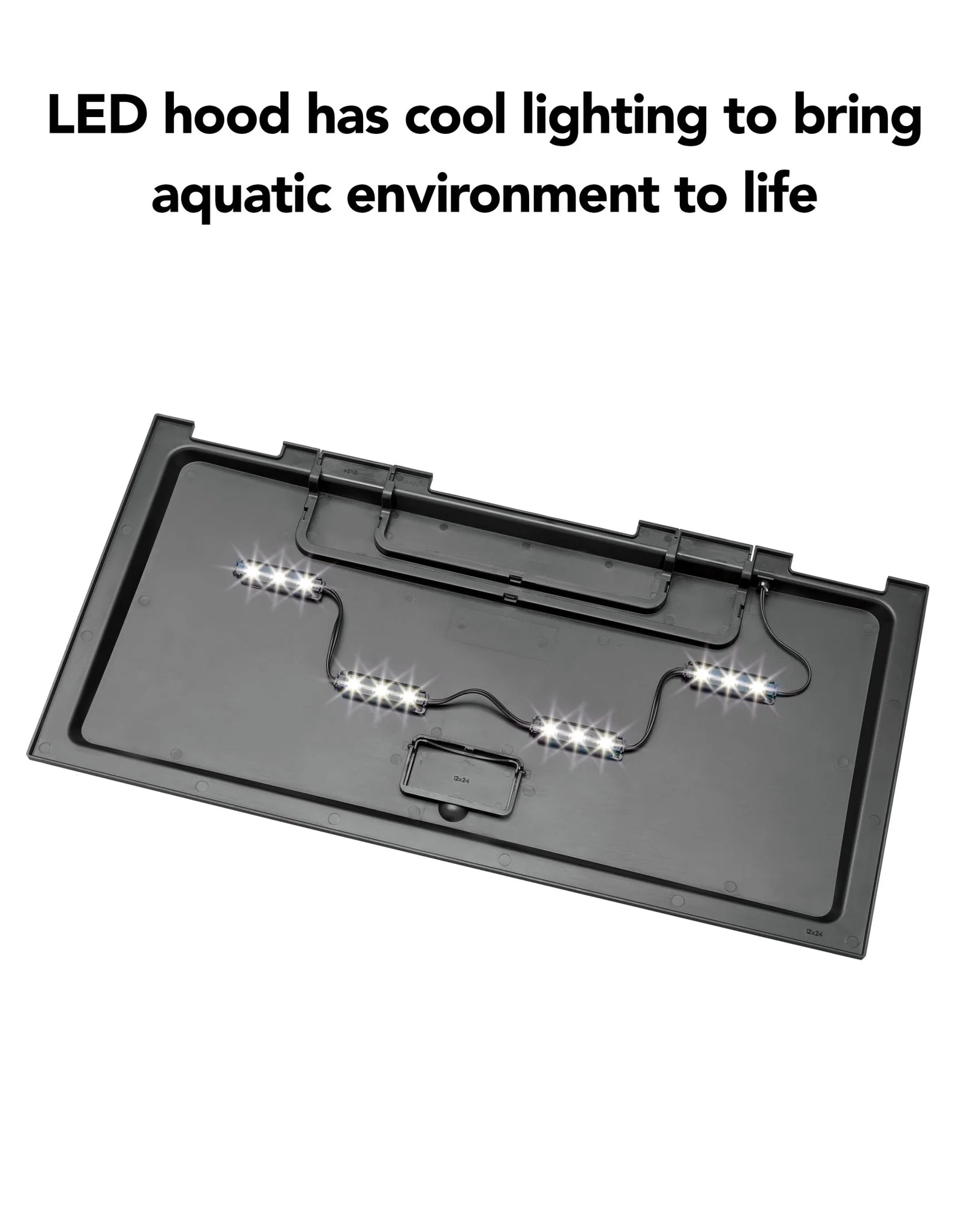 Aquarium Fish Tank Starter Kit with LED Lighting 20 High