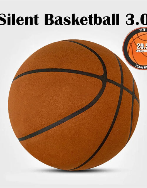 Load image into Gallery viewer, Grooved Silent Basketball 29.5''/27.9''Foam Basketball Indoor Training Silent Ball Dribbling Quietly Bounce Basketball No Noise
