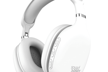 Foldable Wireless Headphones, Bluetooth Over-Ear Headset with Built-In Mic