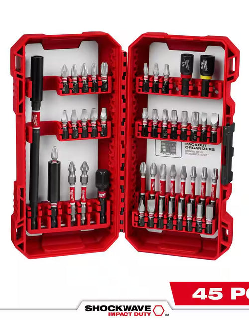 Load image into Gallery viewer, SHOCKWAVE Impact Duty Alloy Steel Screw Driver Bit Set (45-Piece)

