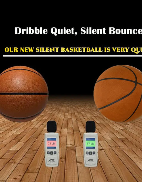 Load image into Gallery viewer, Grooved Silent Basketball 29.5''/27.9''Foam Basketball Indoor Training Silent Ball Dribbling Quietly Bounce Basketball No Noise
