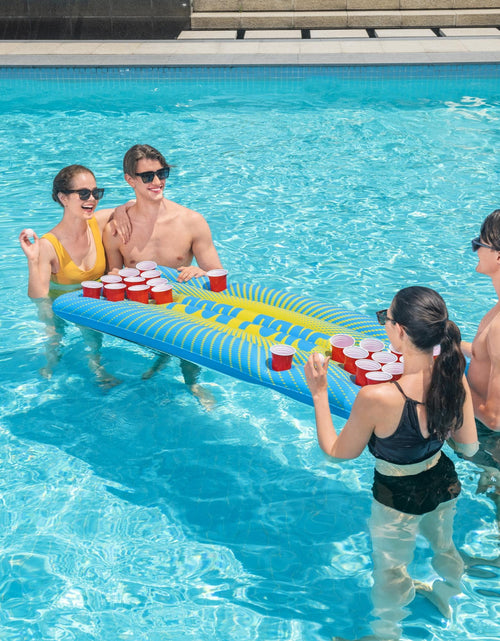 Load image into Gallery viewer, 71" X 30" Adult Pong Inflatable Pool Game Multicolor
