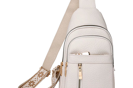 UrbanChic Crossbody – Waterproof PU Leather Chest & Shoulder Bag for Women on the Go