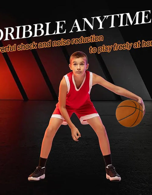 Load image into Gallery viewer, Grooved Silent Basketball 29.5''/27.9''Foam Basketball Indoor Training Silent Ball Dribbling Quietly Bounce Basketball No Noise
