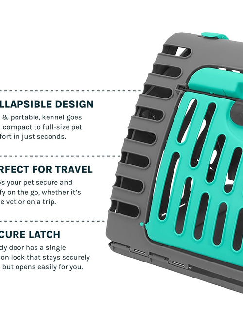 Load image into Gallery viewer, Foldable Travel Cat Carrier - Front Door Plastic Collapsible Carrier Collection, Waterproof Bed
