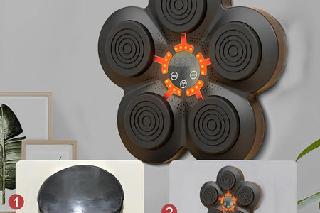 Music Boxing Machine, Electronic Boxing Training Equipment for Speed and Agility Training, Smart Boxing Machine Trainer with Boxing Gloves for Varied Workouts