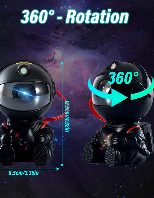 Load image into Gallery viewer, Astronaut Galaxy Projector, Starry Sky Nebula Projection Night Light with Remote Control and Timer, Suitable for Bedroom and Party Decoration
