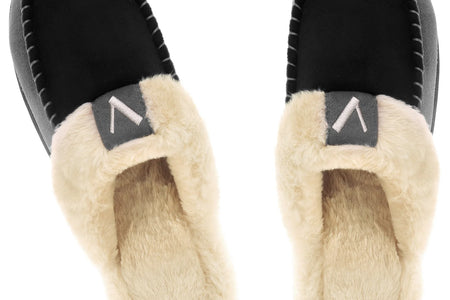 Men'S Scuff Slippers Memory Foam Slip on Shoes Moccasin Style House Shoes Indoor Outdoor