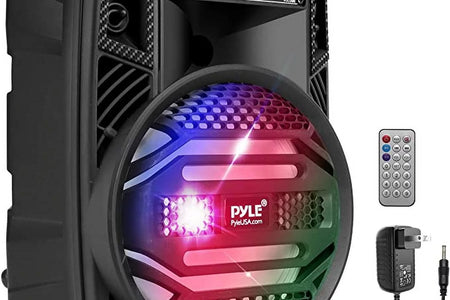 Portable Bluetooth PA Speaker - 300W Rechargeable Outdoor Bluetooth Speaker Portable PA System