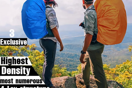 Waterproof Backpack Rain Cover, 12000Mm Ultra-Waterproof, Upgraded Ultra-Strong Multilayers, Antislip Buckle Strap